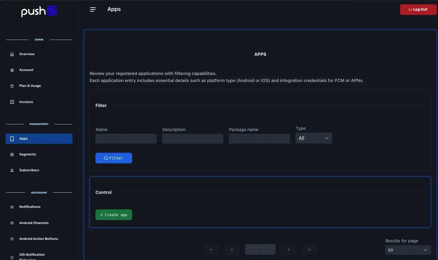 Push0 Dashboard