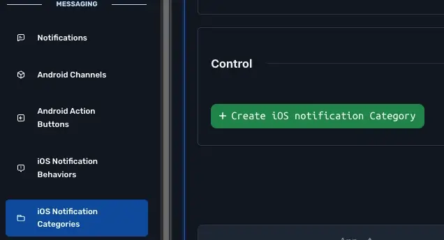 Push0 iOS Notification Categories